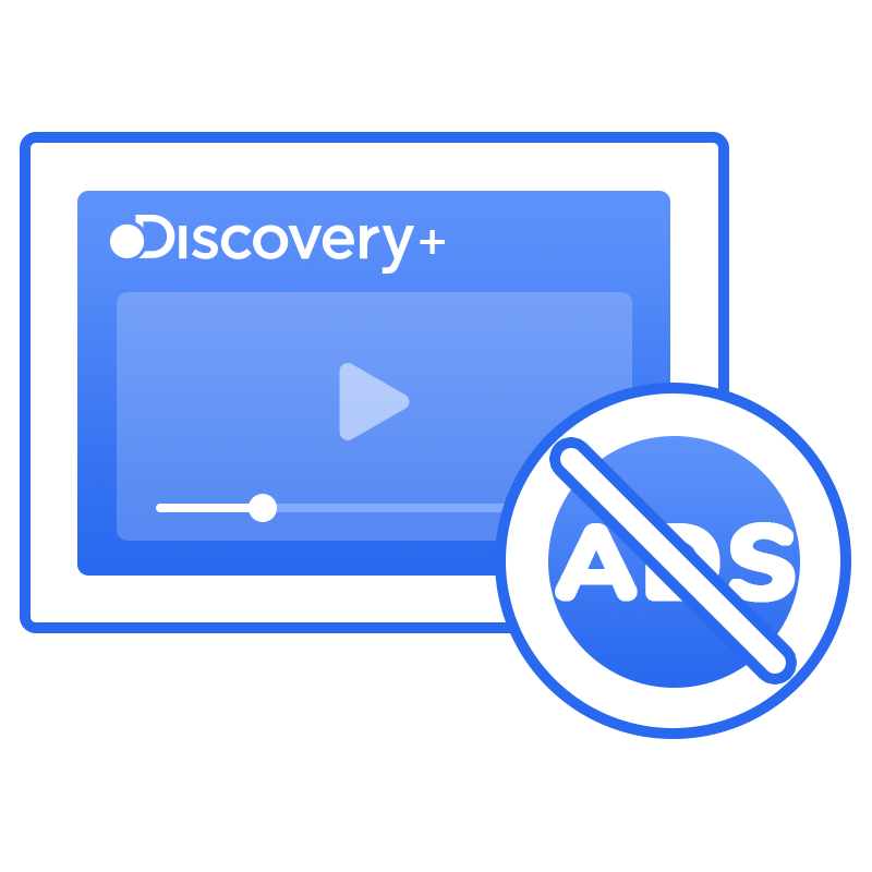 remove ads from Discovery Plus videos
