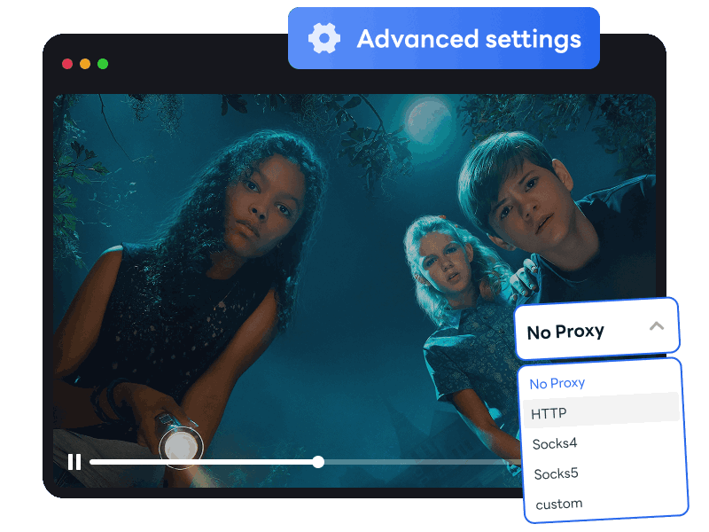 Built-in Proxy settings