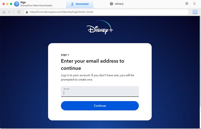 log in to Disney+