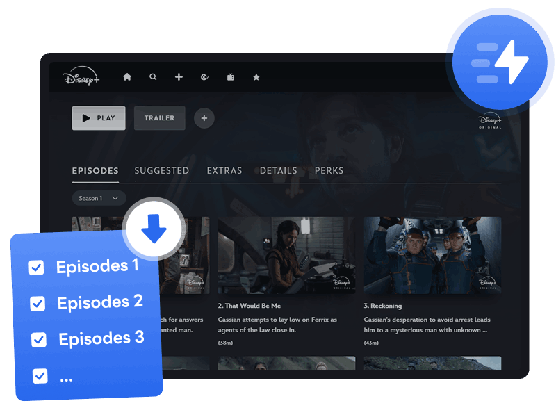 download Disney Plus Video in fast speed