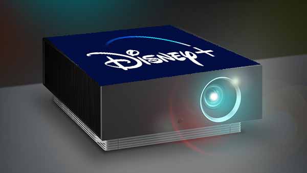 play Disney Plus videos on smart projectors