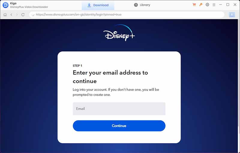 Login with Disney+ Account