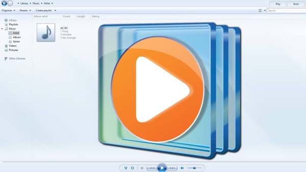 Burn to DVD with Windows Media Player