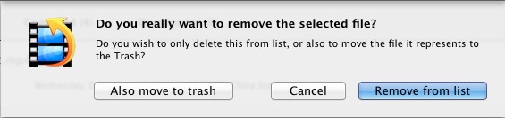 Remove the files