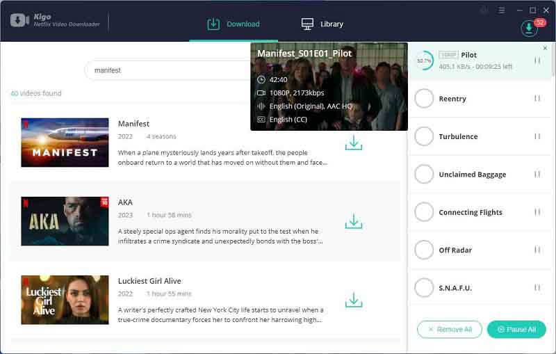 start downloading Manifest
