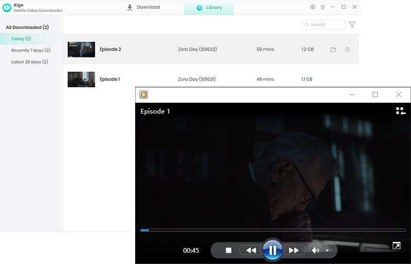 play Zero Day via media player