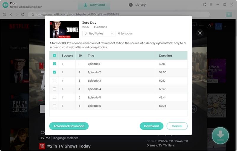 Add Zero Day to download