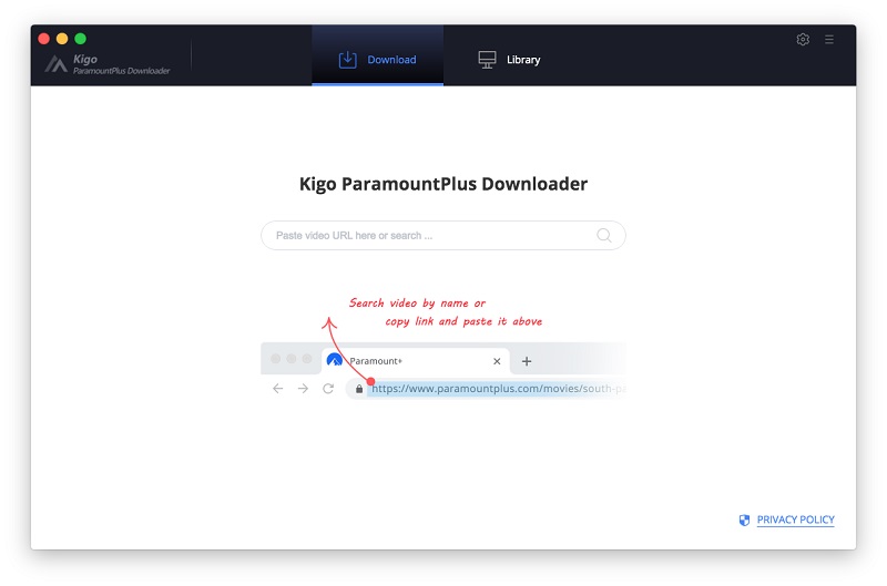 interface of ParamountPlus Video Downloader
