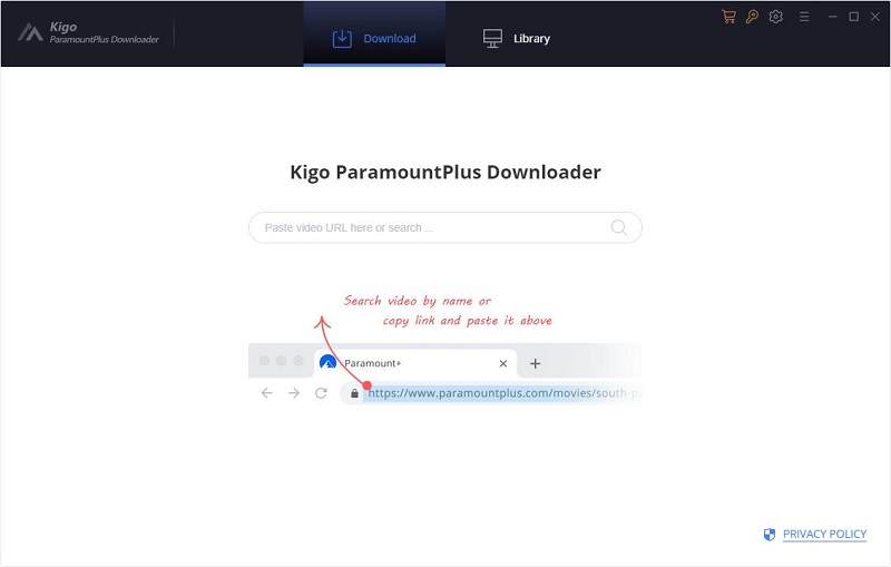 interface of ParamountPlus Video Downloader